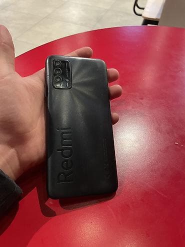 Redmi, Redmi 9T, Б/у, 64 ГБ, цвет - Черный, 2 SIM