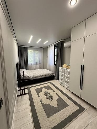 аренда дома на иссык куле: 2 комнаты, 45 м², 104 серия, 4 этаж, Дизайнерский ремонт — 3