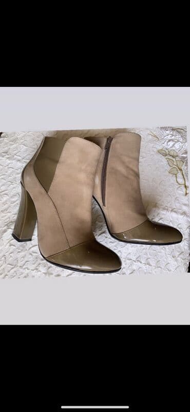 удобный обувь: Ботинки, 37, LION, Б/у, цвет - Бежевый, Самовывоз — 2