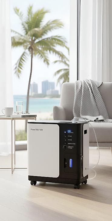 балон надувной: Новый кислородный концентратор FOLEE (5л/мин) ✅ Производительность — 1