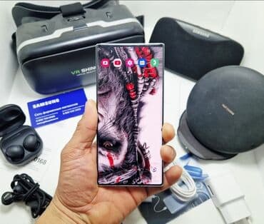 note 20 ultra чехол: Samsung Note 10, Б/у, 512 ГБ, цвет - Серебристый, 1 SIM, 2 SIM, eSIM — 7