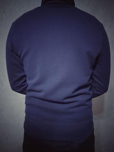 с начесом: Мужская толстовка, L, XL, Новый, цвет - Синий, Самовывоз — 2