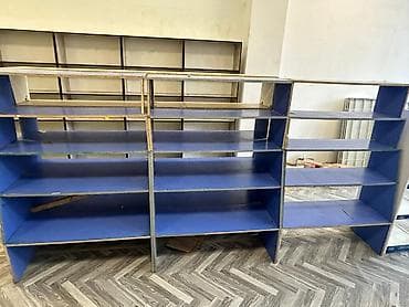 пуфик в прихожку: Полка для магазина, Новый, ЛДСП — 2