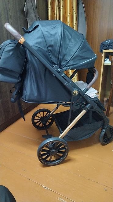 ремни безопасности на коляску: Прогулочная коляска IMING BABY (надпись на капюшоне) - Цвет: черный с — 1