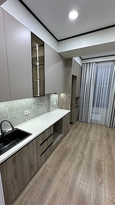 Квартиры: 2 комнаты, 59 м², Асанбай мкр Элитка, 11 этаж, Дизайнерский ремонт — 7