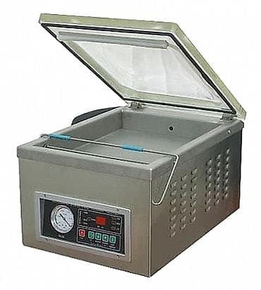 марожное аппарат: 1) Камерный вакуумный упаковщик - Герметичная прозрачная крышка — 3