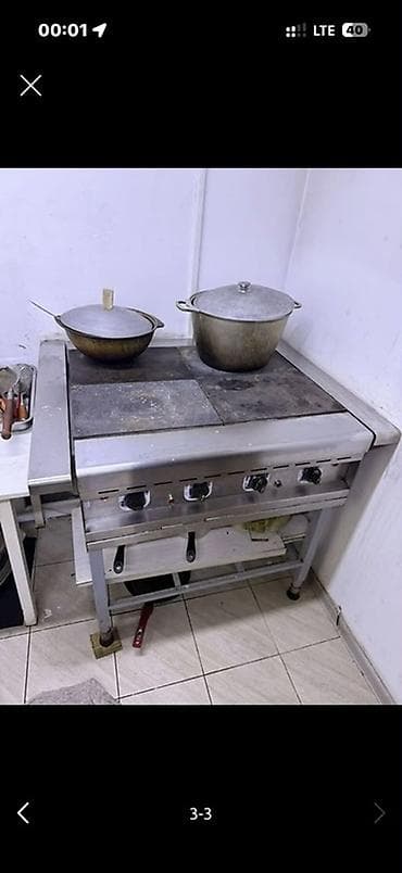 варочные котлы: Промышленная электрическая плита с чугунной варочной поверхностью и — 3