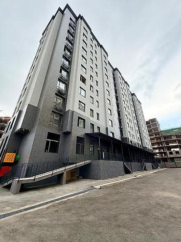 Батирлер: 2 бөлмө, 53 м², Асанбай мкр Элитка, 10 кабат, ПСО (өз алдынча бүтүрүү) — 4