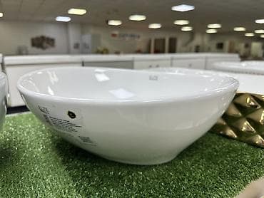 orvica orm 603: Раковина для ванной, Особенности: Глянцевое, Круглая форма, Материал: Керамика — 1