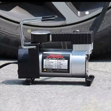 машны: Автомобильный компрессор для подкачки колес. Работает от — 1