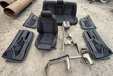 сидения х5: Комплект сидений, Ткань, текстиль, BMW 2000 г., Б/у, Оригинал, Германия — 1