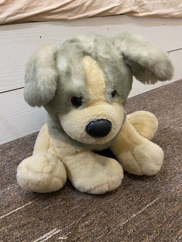 Детские мягкие игрушки. Собака -500 сом, медведь-500 сом Состояние