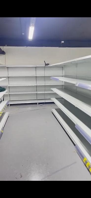 полки напольные: Торговые стеллажи для магазина - Металлические островные и пристенные — 3