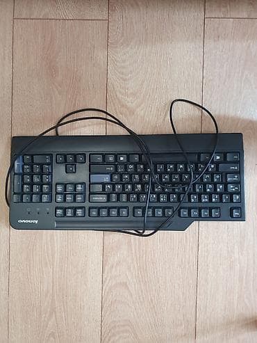 клавиатура usb: Клавиатура, Мембранная, Проводное подключение, Размер: 100% — 1