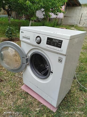Кир жуучу машиналар: Кир жуучу автомат машина, Колдонулган, LG, 6 кг чейин, Фронталдык, Дүңүнөн — 2