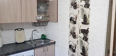 Квартиры: 1 комната, 34 м², Аламедин-1 мкр 105 серия, 1 этаж, Косметический ремонт — 2