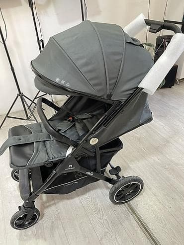 коляски детские: Прогулочная коляска ining baby Новый Качественный С откидной ручкой — 4