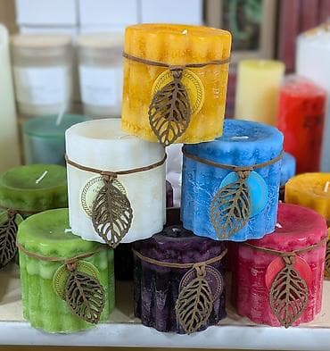 где можно купить церковные свечи: Ароматические свечи-столбики с декоративным подвесом - Форм-фактор — 2