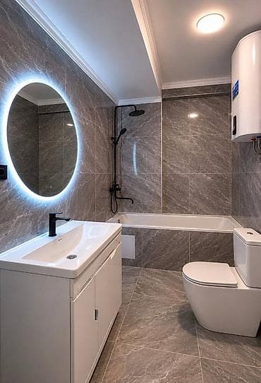 3: 2 комнаты, 54 м², Кудайберген авторынок Элитка, 3 этаж, Дизайнерский ремонт — 7