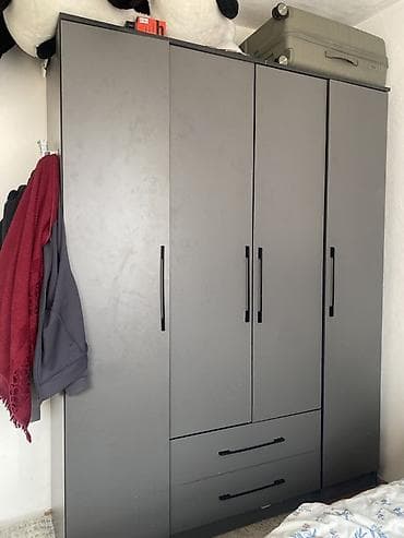 Шифоньерлер, кийидер үчүн шкафтар, Түз, ЛДСП — 1