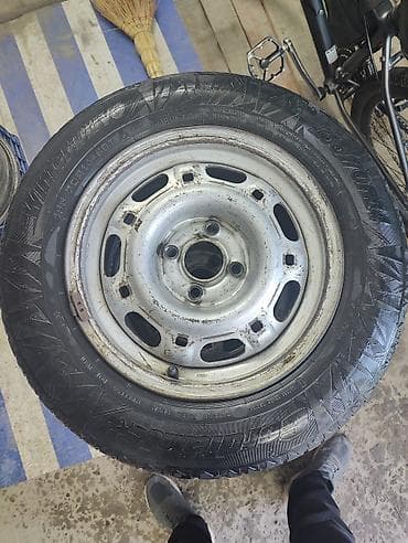 Колеса в сборе 185 / 70 / R 14, Б/у, Комплект, Легковые, Железные, отверстий - 4