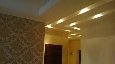 projector screen: Декоративные стеновые панели с интеграцией освещения и ниш под ТВ - — 4