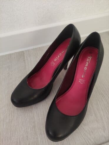 Прокат одежды: Туфли, 39, Tamaris, Новый, цвет - Черный, Самовывоз, Бесплатная доставка — 6