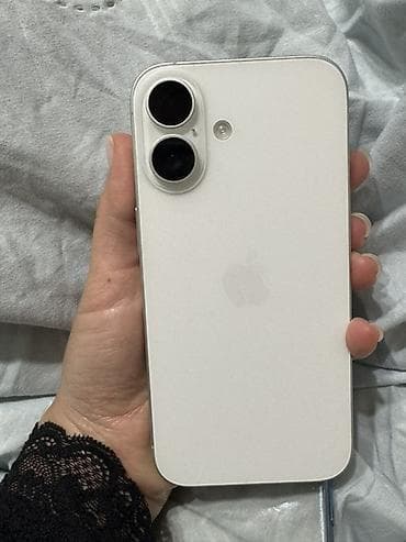 IPhone 16, Белый, Защитное стекло, 99 %