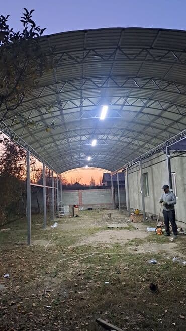 Шкафы: Навес, Арочный, Металл, Поликарбонат, Установка — 36