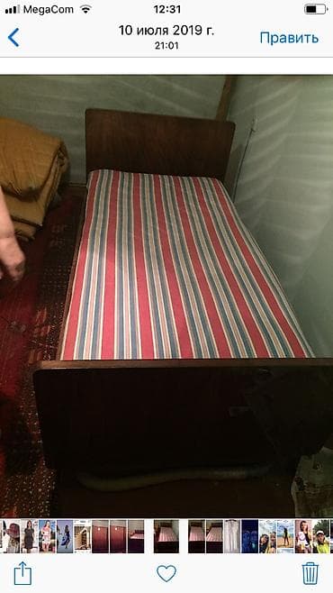одна спальный крават: Кровать 1,5 матрац новый. В отличном состоянии. Продается в районе — 1