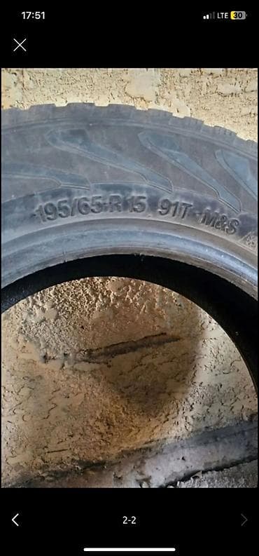 Шины: Всесезонная шина 195/65 R15 91T (маркировка M+S). Особенности: - — 2