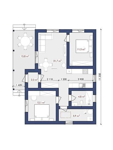 готовые домики: Изготовления каркасов Бесплатная доставка — 5