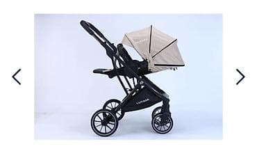 коляска колдонулган: Коляска Lux mom хорошом состояние колеса болшой цвет не выцвел — 2