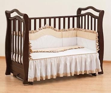sofa bed: Детская кроватка-трансформер Giovanni (цвет: темный орех) + матрас — 3