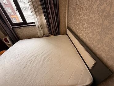 Балдар эмереги: Эки кишилик керебет, Матрасы бар, узуну - 200 см — 2