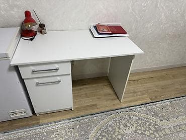 шкаф офисный стол: Комплект офисной мебели, Пластик, цвет - Белый — 4