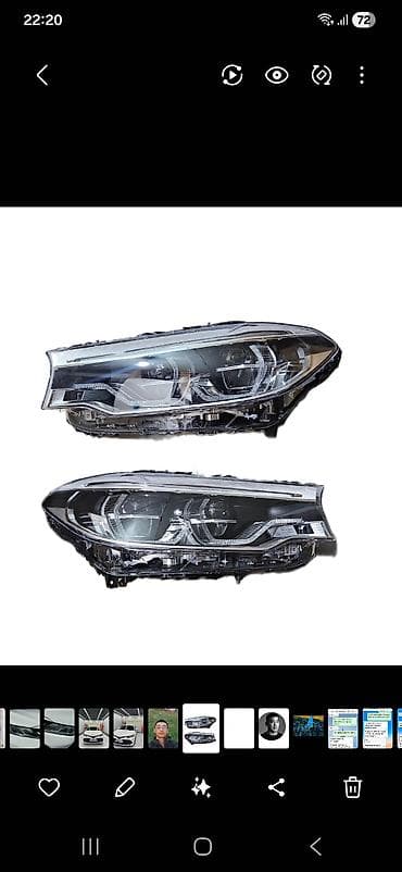 k line: Комплект передних фар BMW 2020 г., Новый, Оригинал, Япония — 1