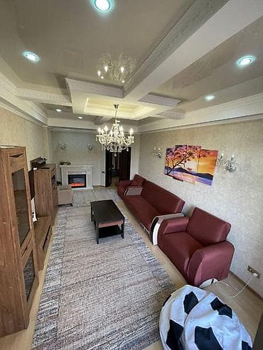 rent flat: 3 комнаты, Агентство недвижимости, Без подселения, С мебелью полностью — 1