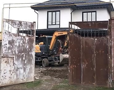 Распашные ворота: Ворота Дарбаза 4,45 туурасы 2,8 бийиктиги (2 дарбаза 1,75тен — 2