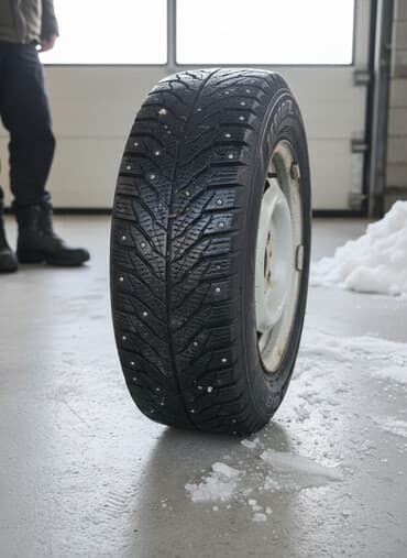 зимняя резина купить бишкек: Колеса в сборе 175 / 70 / R <13, Зимняя шипованная, Б/у, Комплект, Легковые, Железные, отверстий - 4 — 1