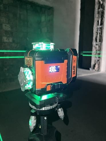 Инструменты: Лазерный уровень DEKO DZL-700 (зеленый луч) в фирменном ударопрочном — 4