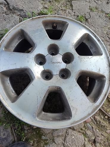 носкат субару: Литые Диски R 16 Subaru, 1 шт, отверстий - 5, Б/у — 1