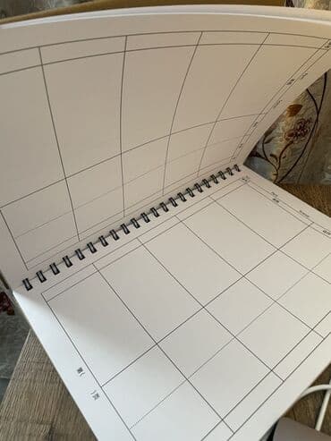 биндеры 100 листов с прямоугольными отверстиями: Скетчбук для сториборда (Storyboard Notebook) - Формат: альбом на — 2