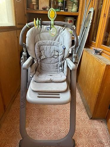 magic five: Стульчик для кормления, Chicco, Пластик, Трансформер, цвет - Серый — 1