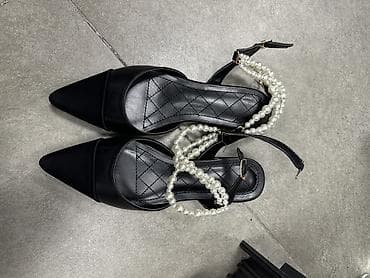 кийит: Туфли-лодочки с ремешком и жемчужными браслетами на щиколотке - Цвет — 3