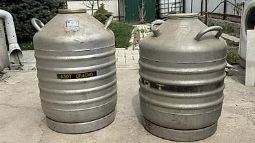 Медицинское оборудование: Сосуд Дюара (Дьюара) 26 литров - 2 штуки - Материал: алюминий - — 6