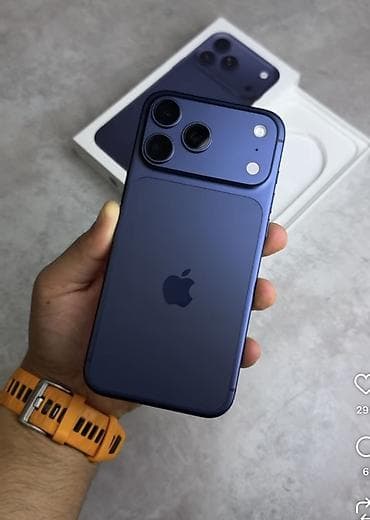 IPhone 17 Pro Max, Синий, Коробка