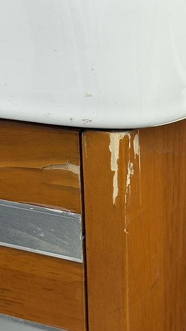 ракы: Ванна үчүн тумба, Жаңы, Раковина менен, Жыгач, Өзү алып кетүү, Акылуу жеткирүү, түсү - Күрөң — 3