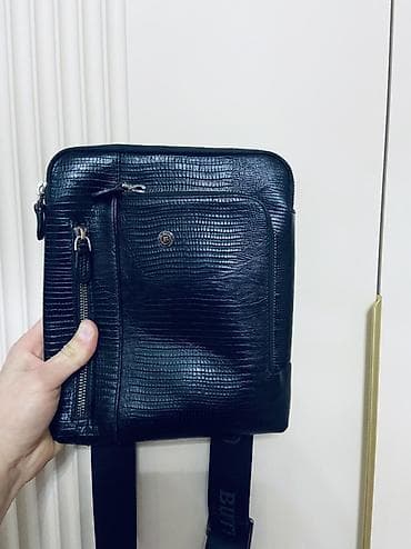 smart sensor: Мужская сумка через плечо BUTUN - Материал: натуральная кожа с — 1