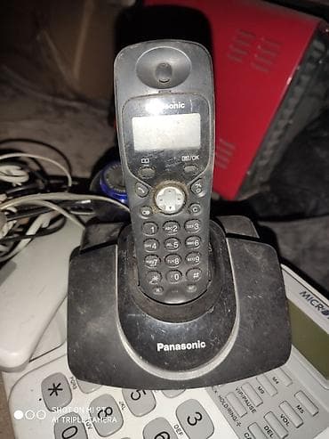 безпроводной телефон: Стационарный телефон Беспроводной, Автоответчик, Регулировка уровня громкости, Дисплей — 1